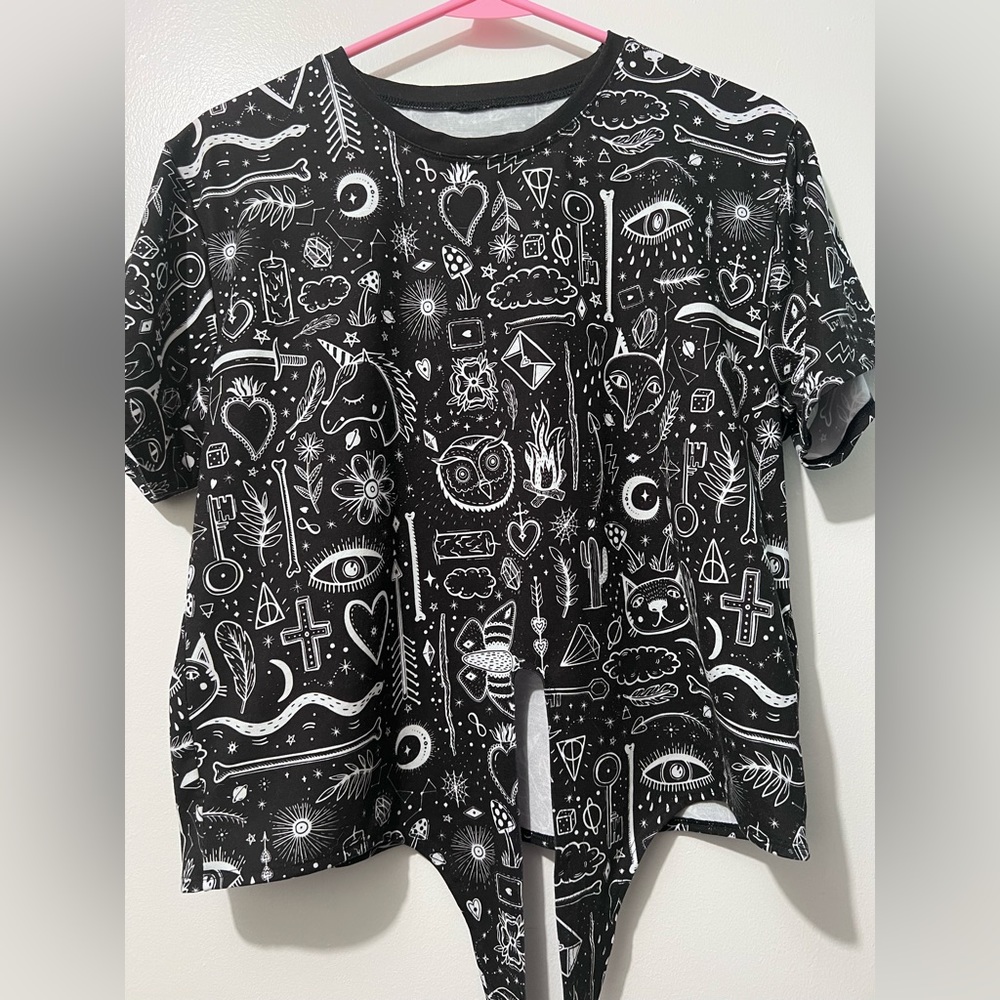 Front tie t shirt